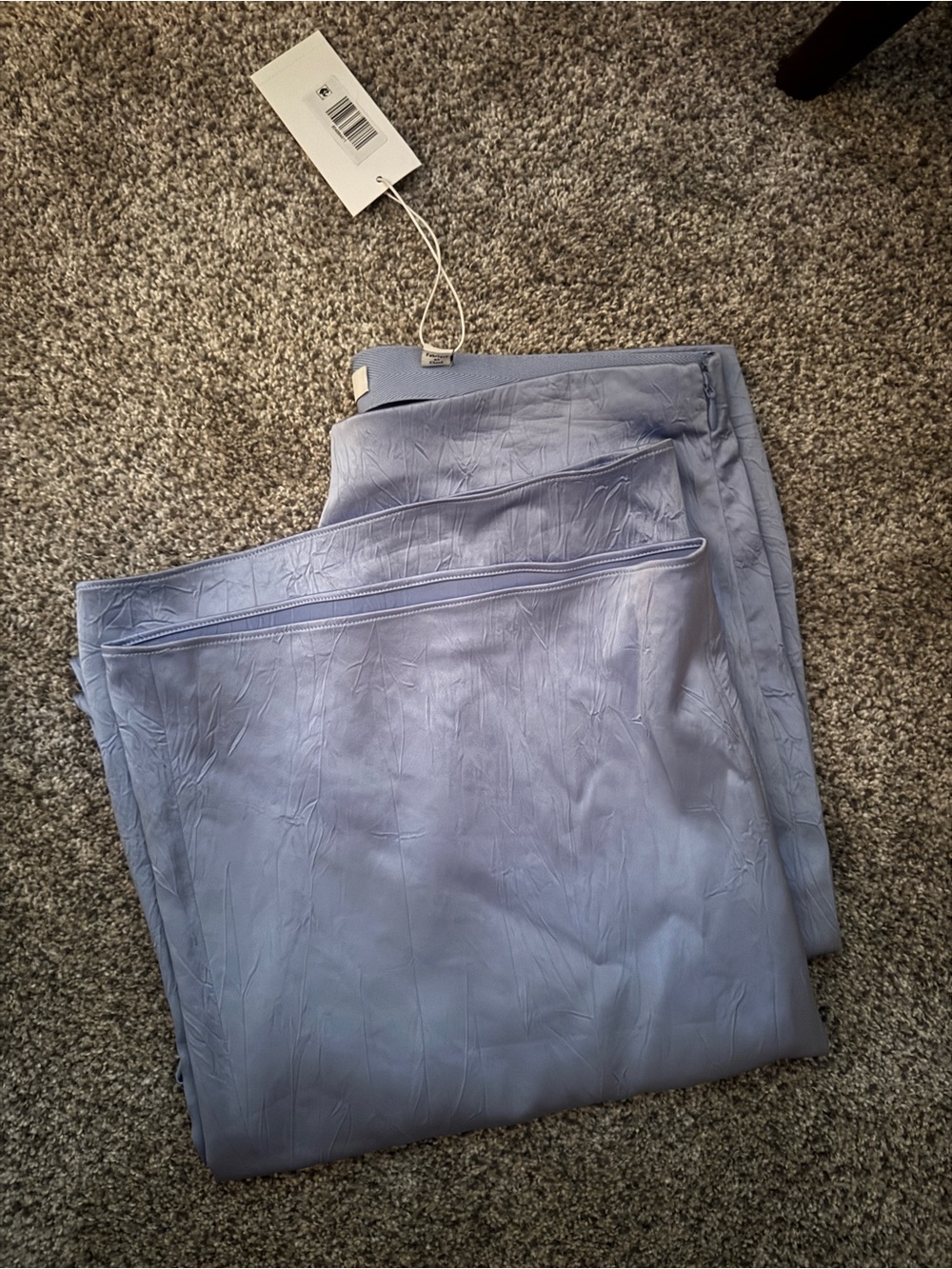 Vince High-Rise Fluid Satin Bias Pant in Iris - Picture 5 of 7